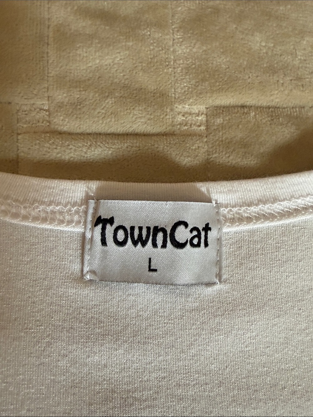 TownCat Lightweight White Open-Front Robe Cardigan - Picture 7 of 8